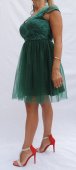 Rochie Verde din Voal