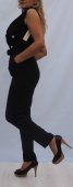 Salopeta Lunga Neagra Eleganta si Sexy