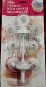 Seringa din plastic cu diverse forme pentru decorat