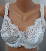 Sutien Alb Lanny mode din dantelă cu sârmă cupa E