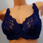 Sutien Bleumarin Safena din dantelă cu sârmă 
