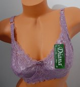 Sutien Diana Lila cu sârmă, semi-întarit cupa D