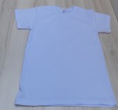 Tricou de Baieti Alb din Bumbac