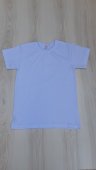 Tricou de Baieti Alb din Bumbac